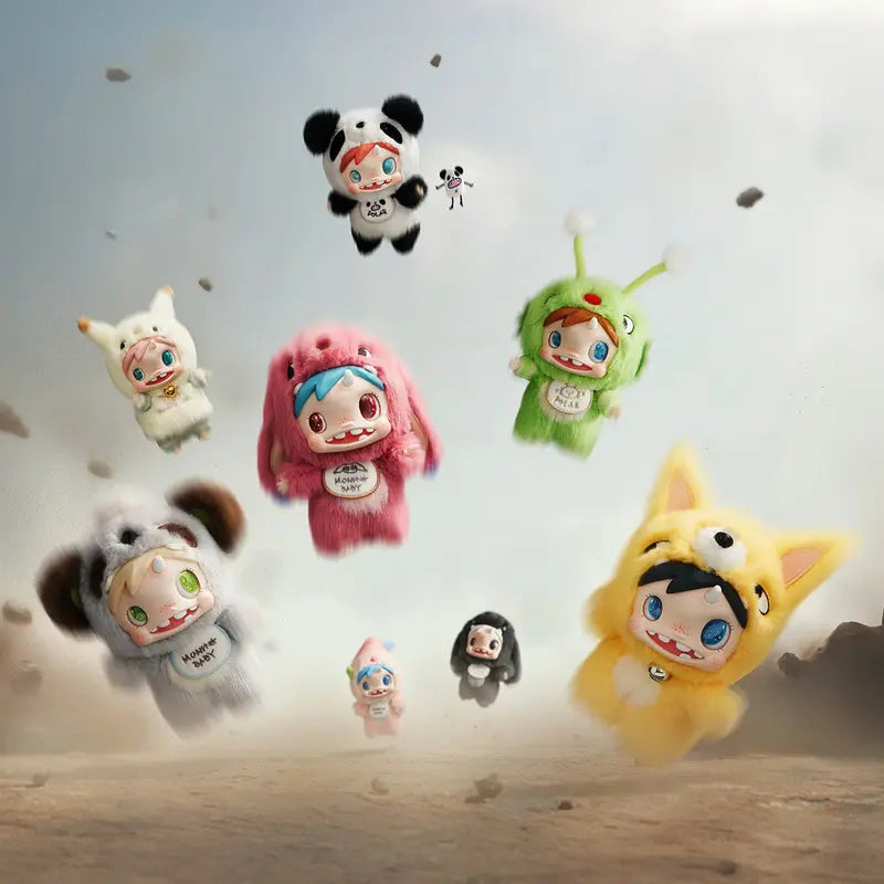 Polar-Monster Baby Collection Series Plush Pendant（1 box）