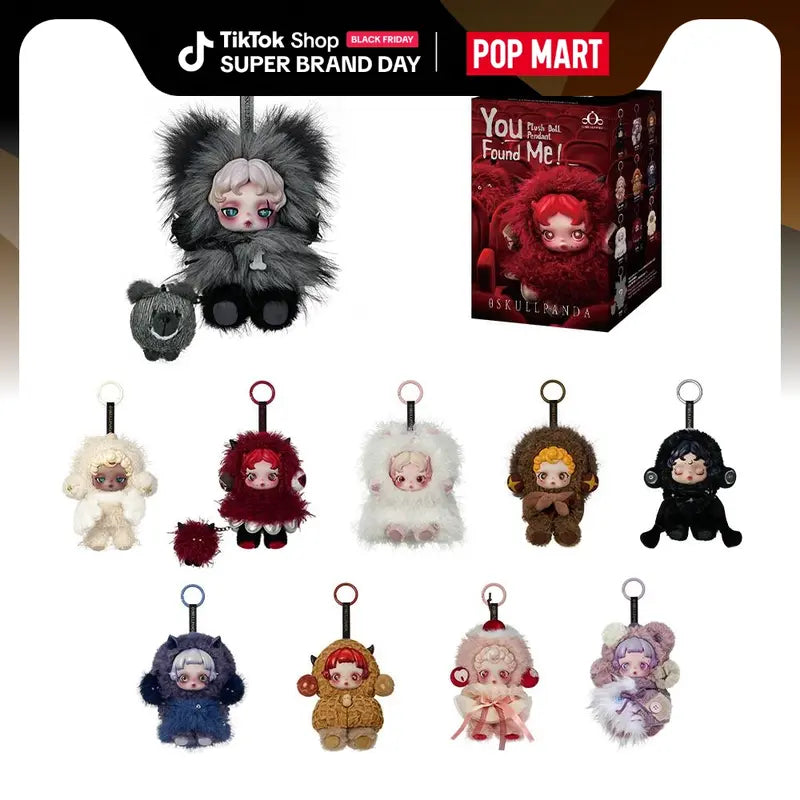 SKULLPANDA You Found Me! Series Plush Doll Pendant (1 BOX)