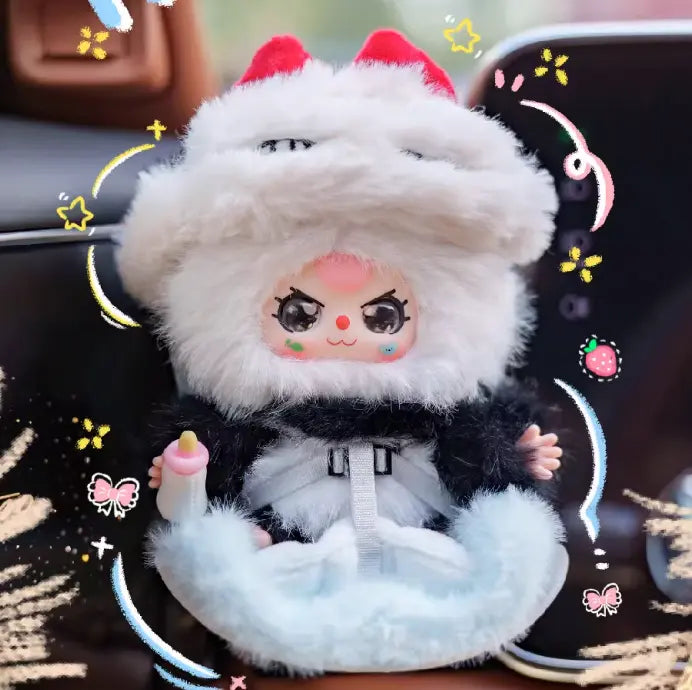 Baby Three Vehicle-mounted Baby Series Plush Blind Box（1 BOX)