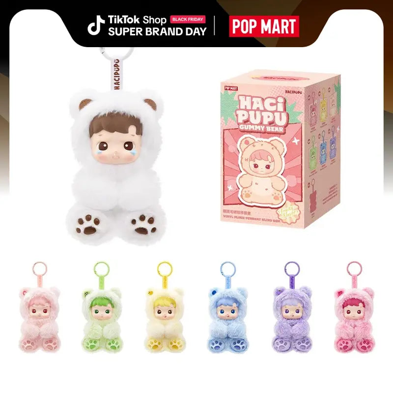 HACIPUPU Gummy Bear Series-Vinyl Plush Pendant Blind Box