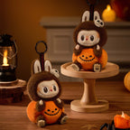 Happy Halloween Party series-sitting pumpkin vinyl plush pendant