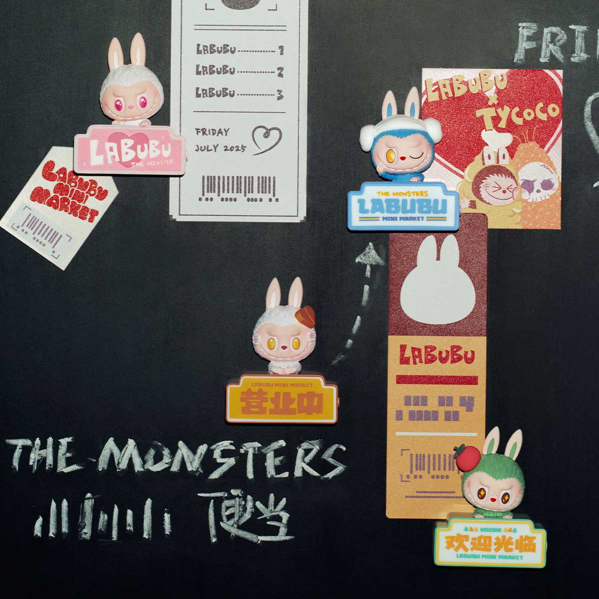 THE MONSTERS Wacky Mart Series-Fridge Magnet Blind Box