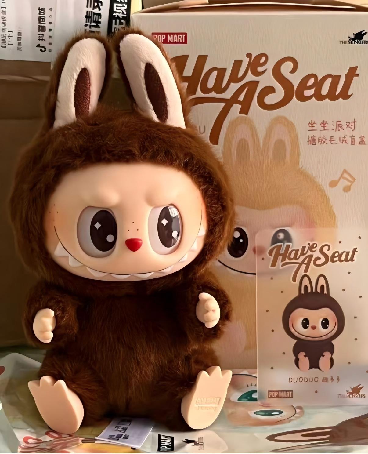AUTHENTIC POP MART LABUBU The Monsters Have A Seat DADA - Sealed Bag