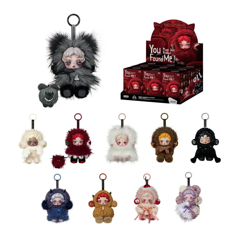 SKULLPANDA You Found Me! Series Plush Doll Pendant (1 BOX)