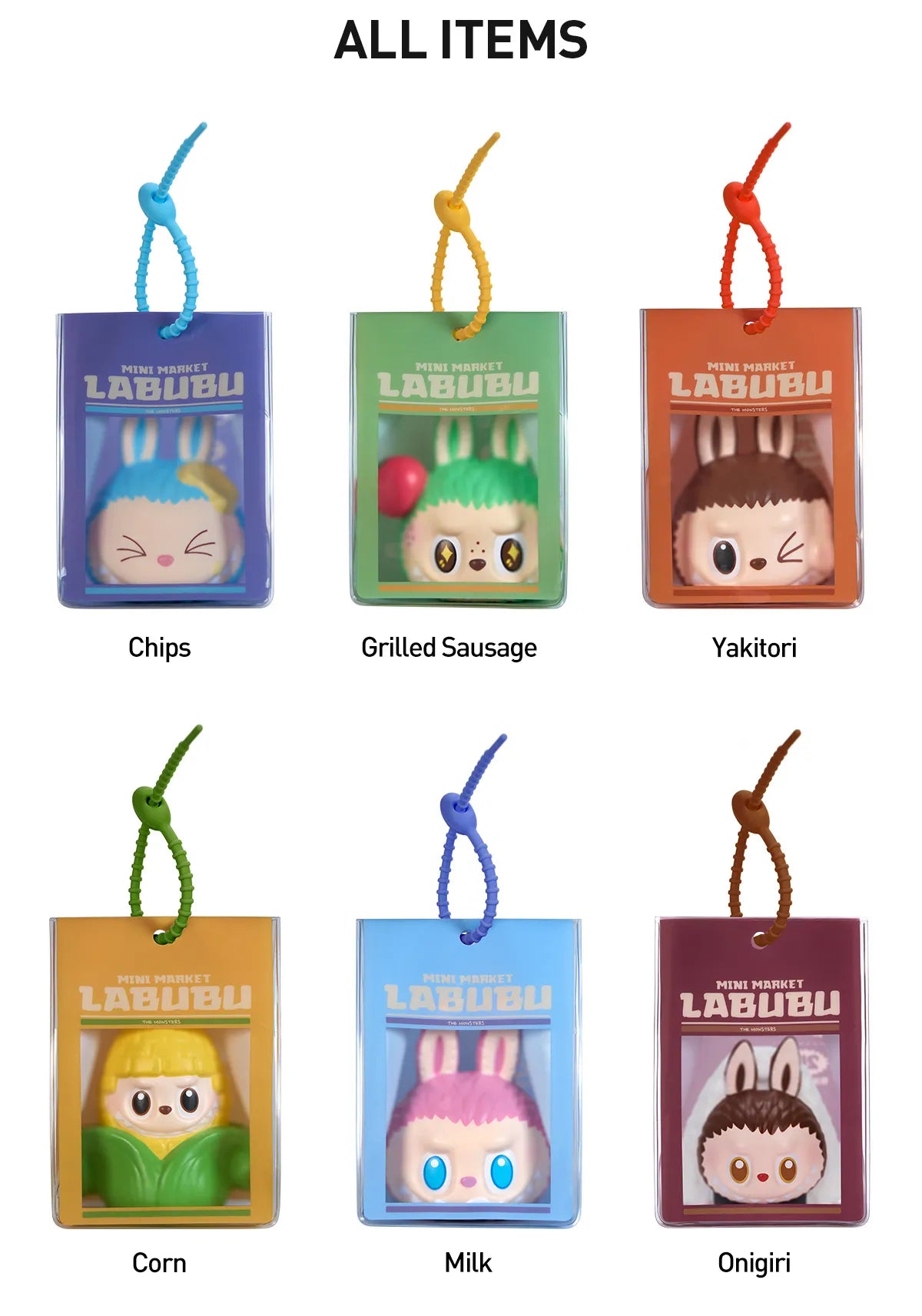 THE MONSTERS Labubu Wacky Mart Series-Squishy Charm Blind Box