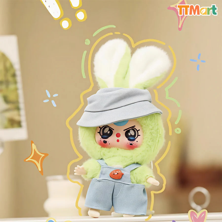Baby Three Maracon Cute Bunny V1 Series Plush Blind Box（1 box）