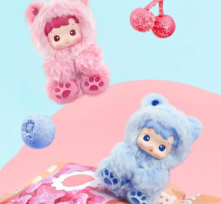 Hacipupu Gummy Bear Series-Vinyl Plush Pendant Blind Box（1 box）