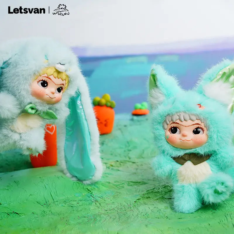 WAKUKU Fox & Bunny Trick or Treat Series Blind Box（1 box）