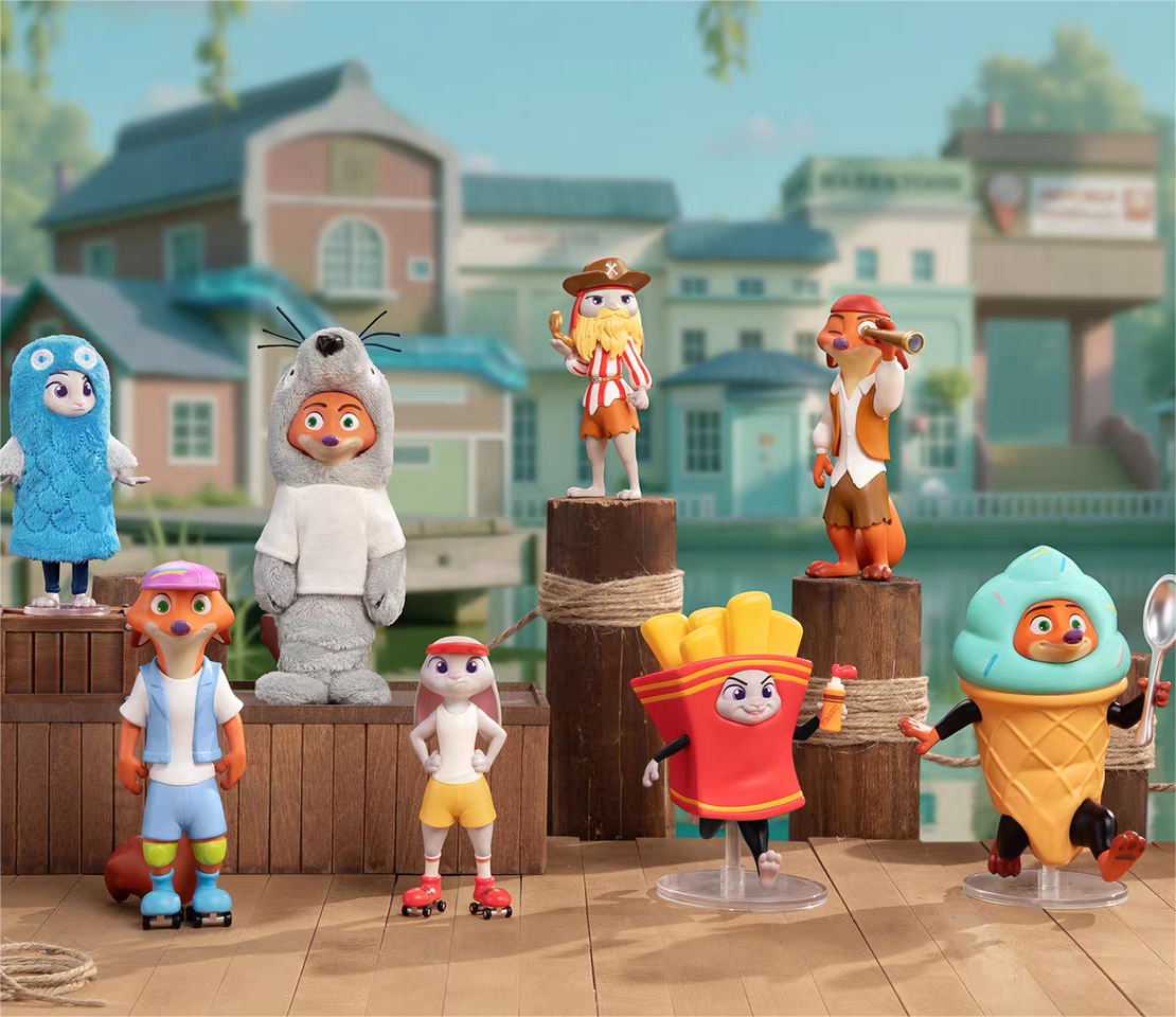 Zootopia Nick & Judy Best Undercover blind box （1 box）