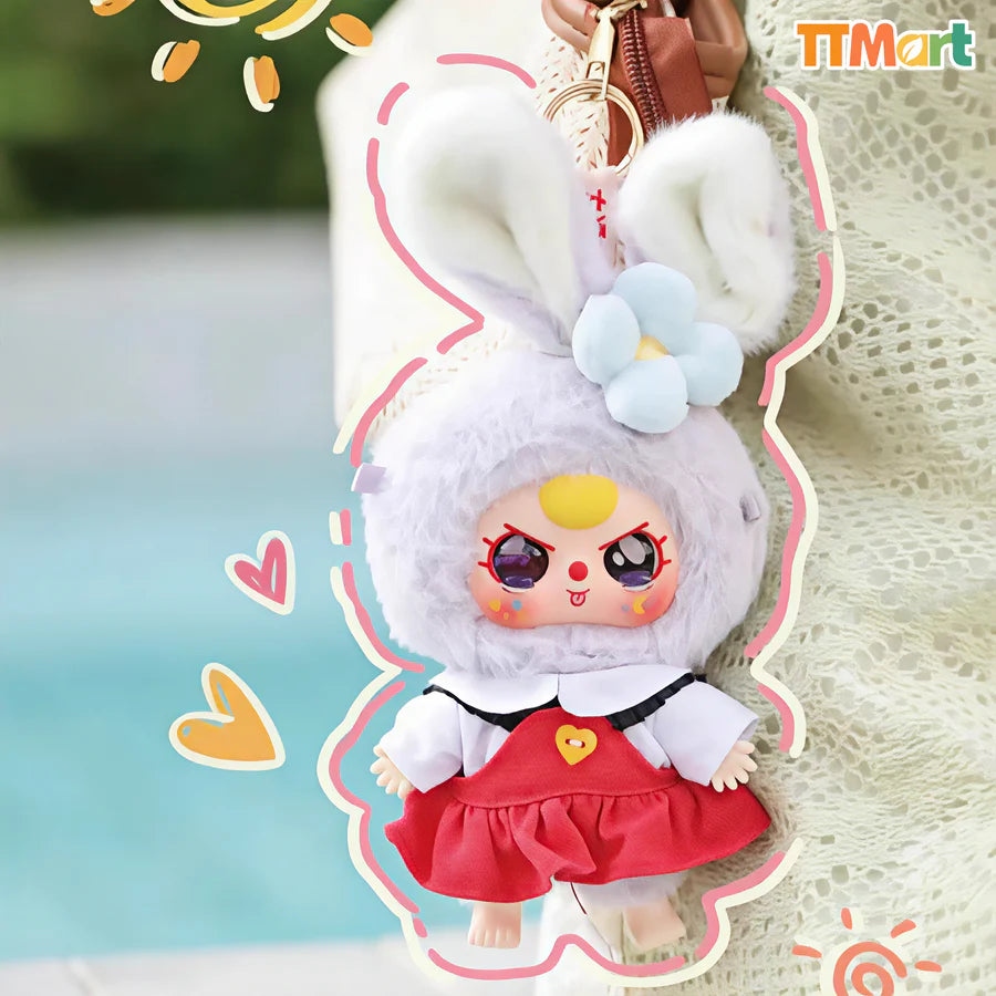 Baby Three Maracon Cute Bunny V1 Series Plush Blind Box（1 box）