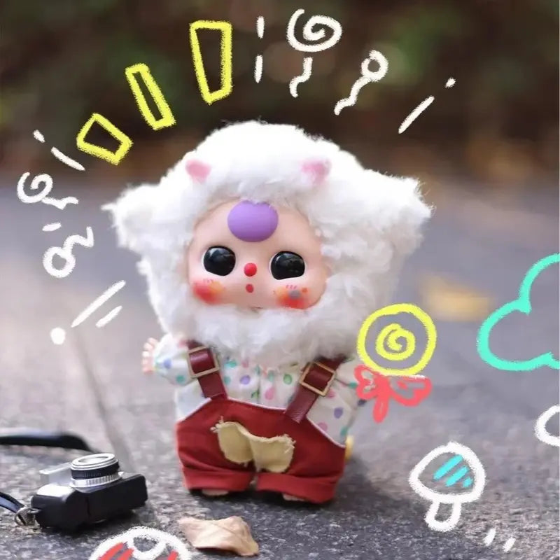 Baby Three Little Lovely Plush Series Pendant Blind Box（1 box）