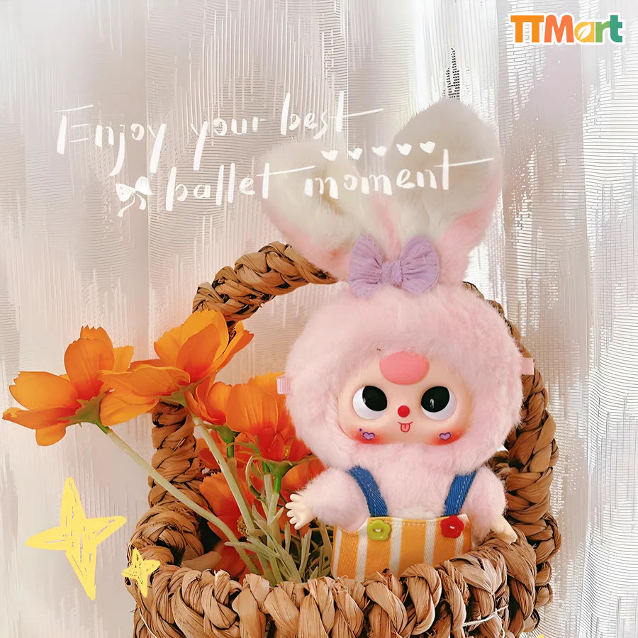 Baby Three Maracon Cute Bunny V1 Series Plush Blind Box（1 box）