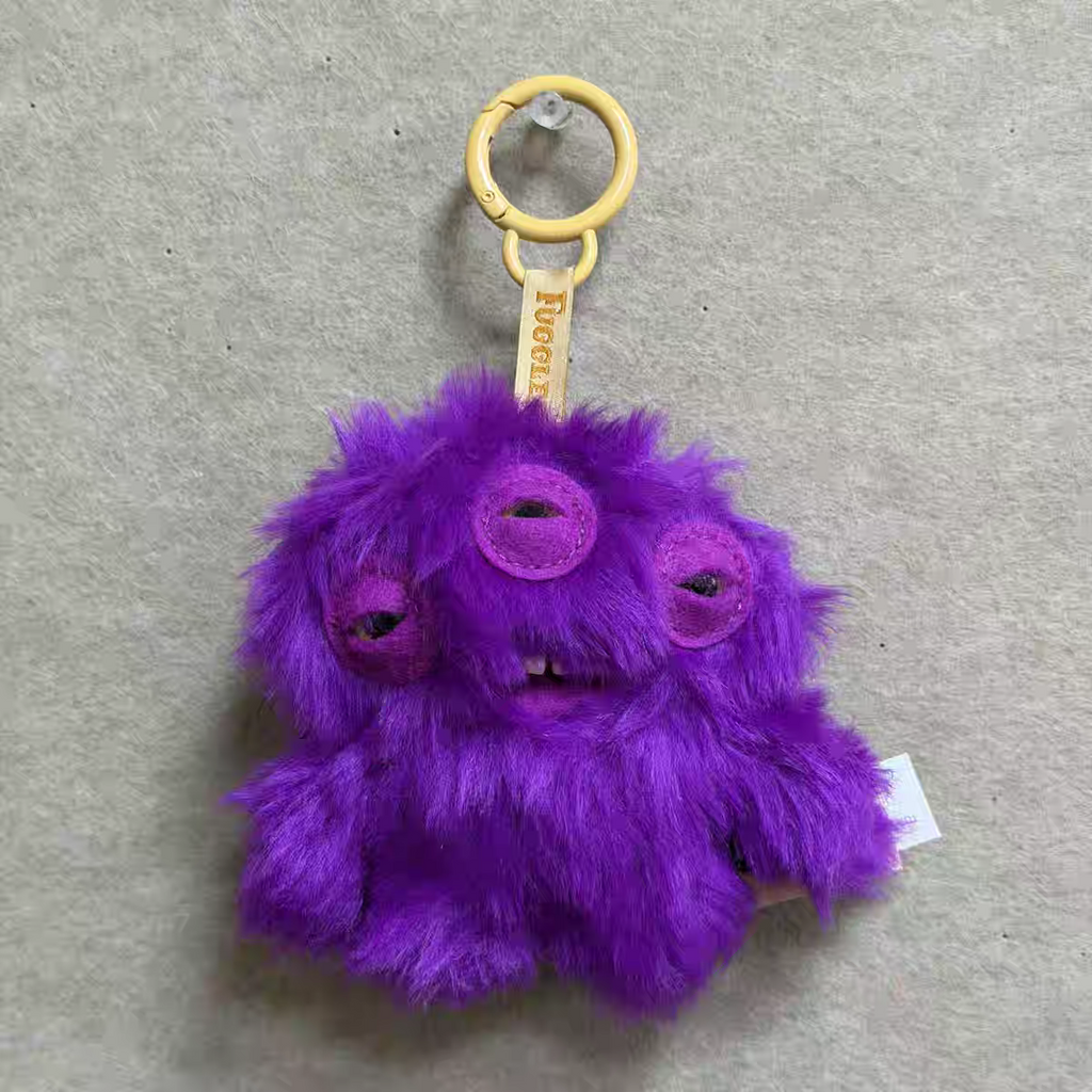 Fuggler Funny Ugly Monster Keypers V6 Series Plush Key Chain Dolls（1 box）