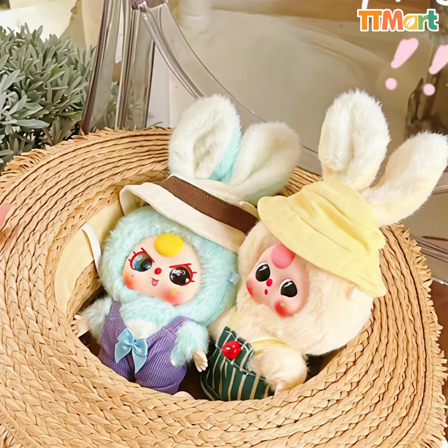 Baby Three Maracon Cute Bunny V1 Series Plush Blind Box（1 box）