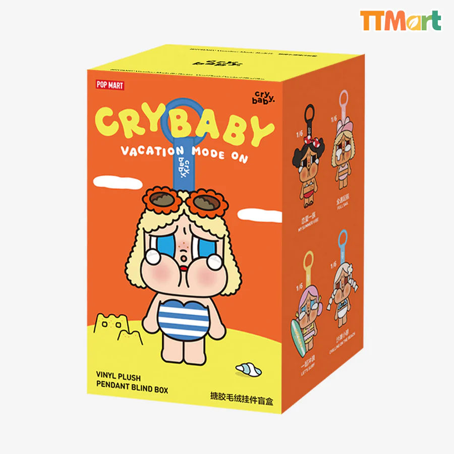 CRYBABY Vacation Mode On Plush Series Blind Box（1 box）