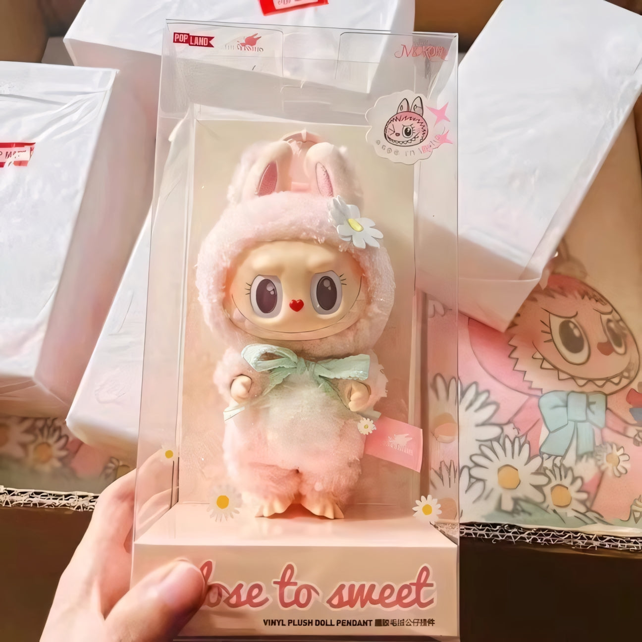 Mokoko close to sweet labubu(preorder)