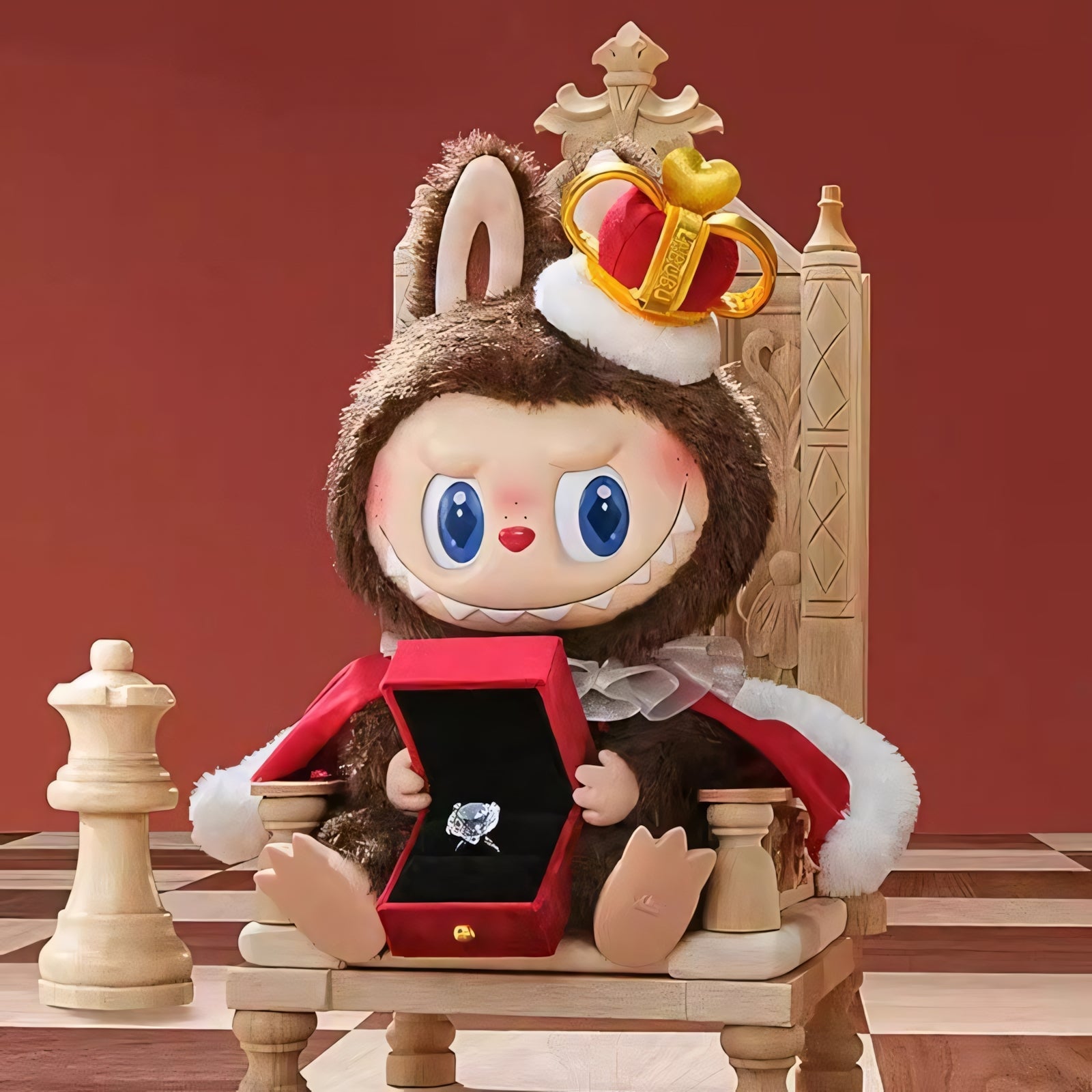 THE MONSTER Let's Checkmate Series-Vinyl Plush Doll