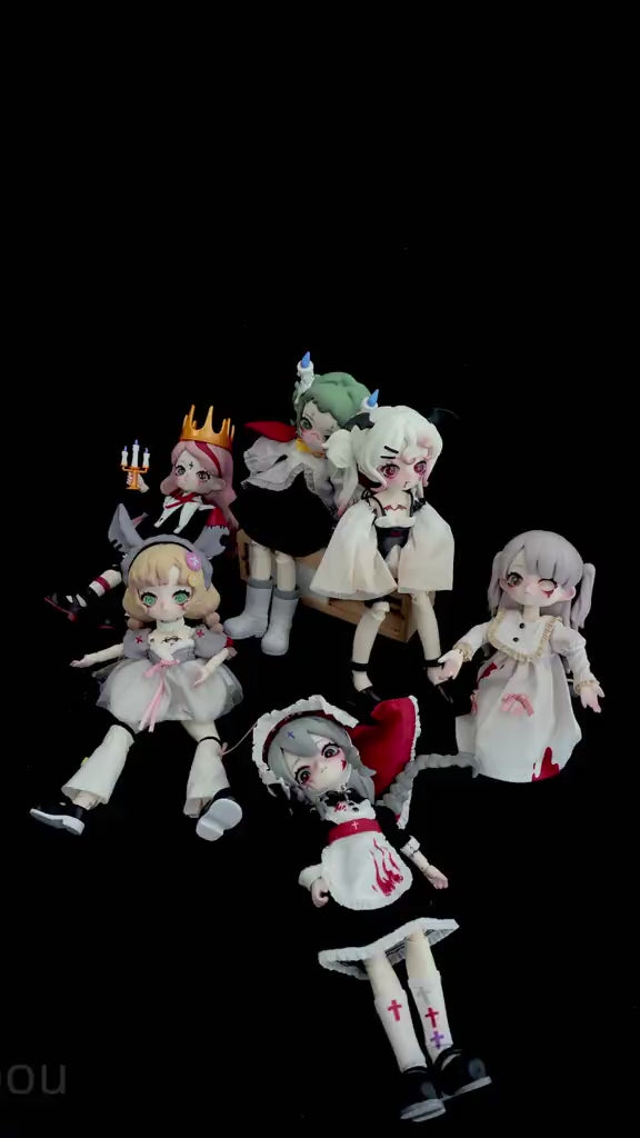 CALEMBOU Nyssa Strange Nightmare Series BJD Doll Blind Box（1 box）